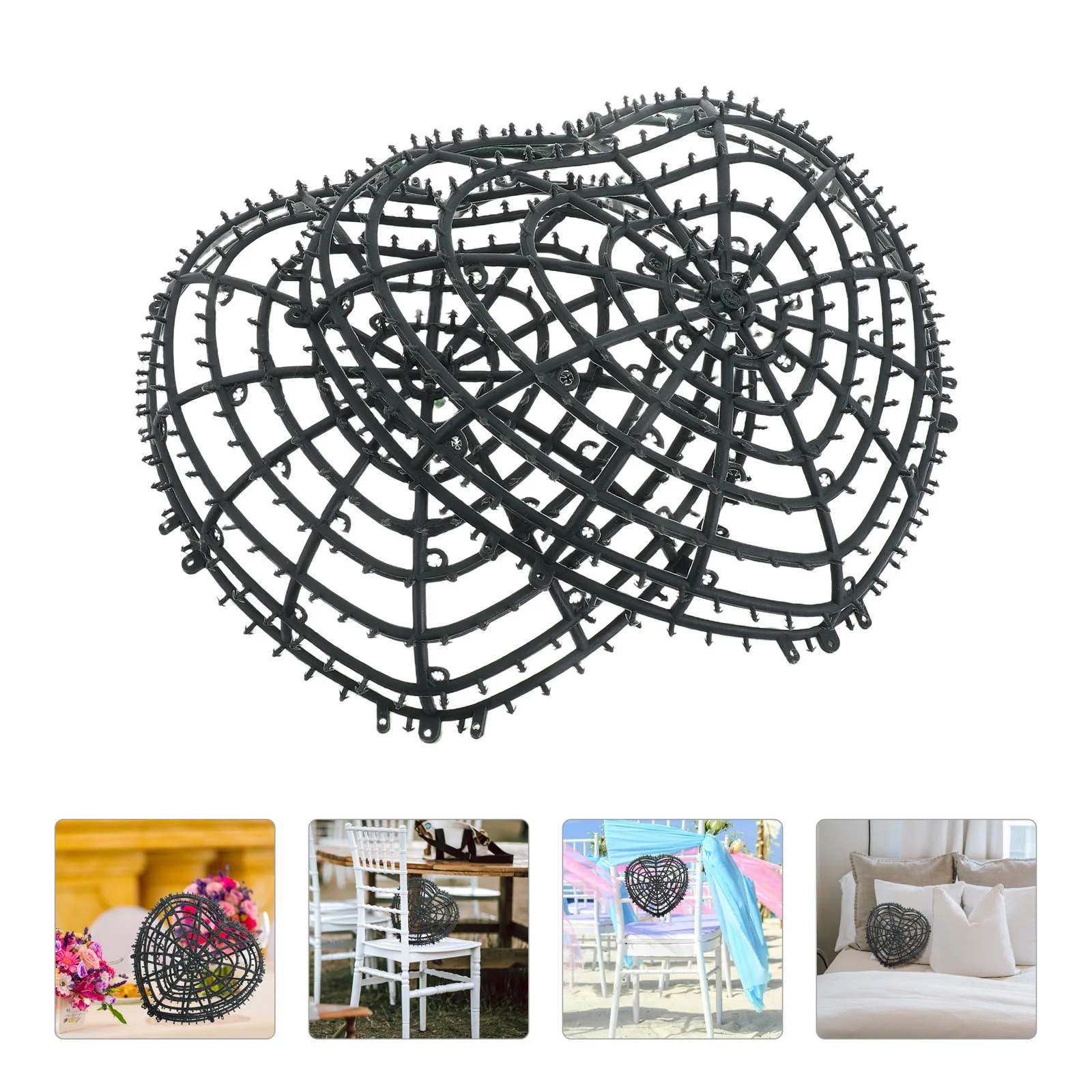 2Pcs Heart Shaped Faux Greenery Frame High Realism Floral Arrangement Supplies Wedding Decor Indoor Outdoor Use
2Pcs Heart Shaped Faux Greenery Frame High Realism Floral Arrangement Supplies Wedding Decor Indoor Outdoor Use