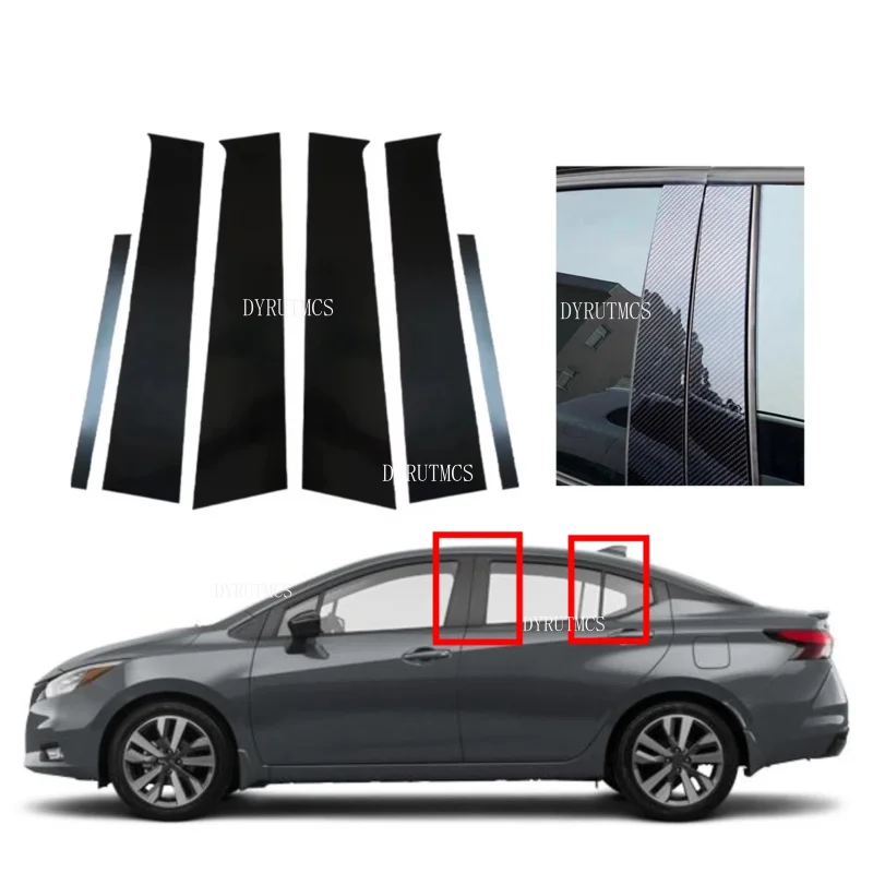 Silver Carbon Gloss Black Pillar Post Fit For Nissan Almera Versa Sunny 2020 20212023 Window Cover Door Moulding Trim Sticker
Silver Carbon Gloss Black Pillar Post Fit For Nissan Almera Versa Sunny 2020 20212023 Window Cover Door Moulding Trim Sticker