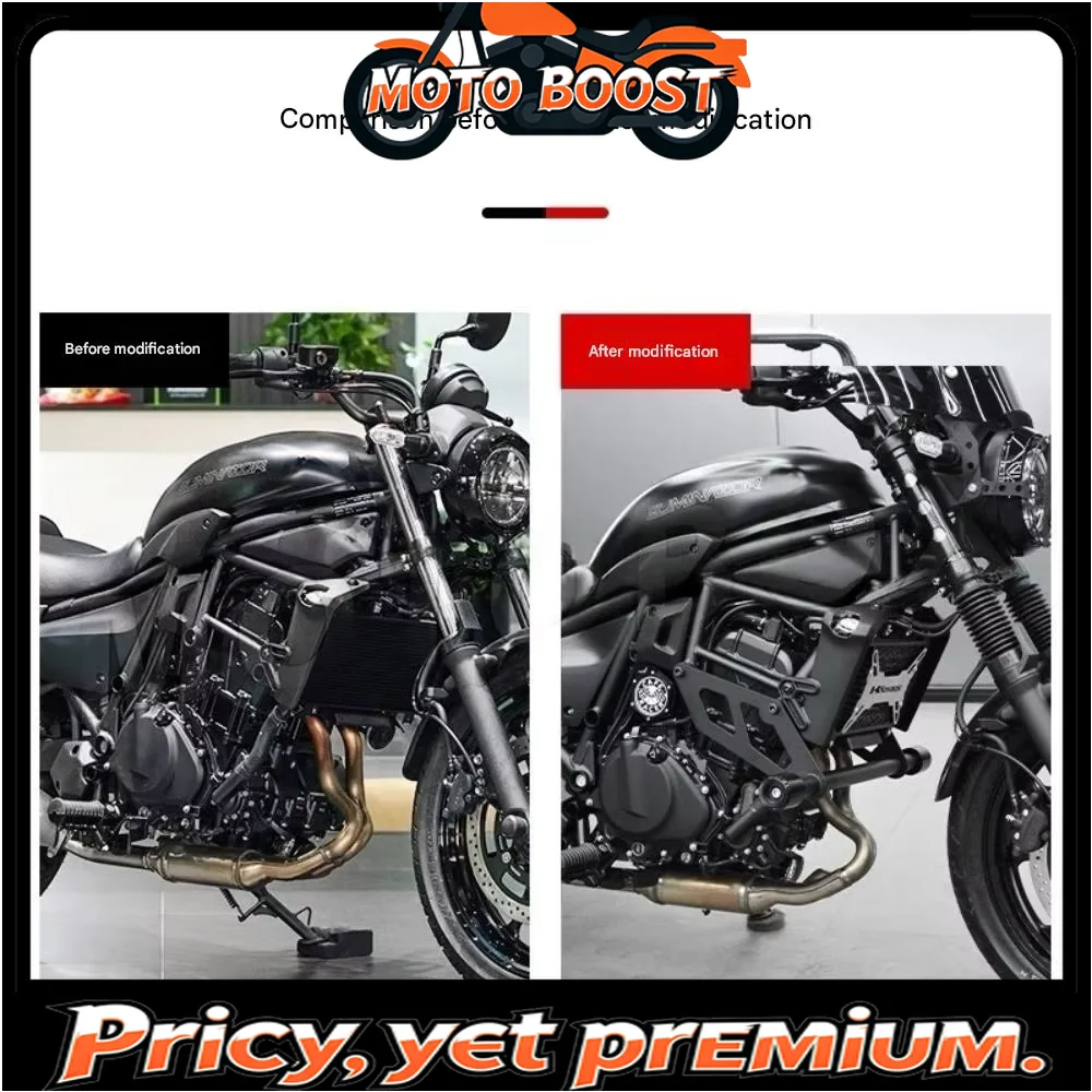 【Premium quality】For Eliminator 500 Heavy Duty Steel Crash Bar Anti-Fall Guard Front Body Protective Frame Modified Accessory
【Premium quality】For Eliminator 500 Heavy Duty Steel Crash Bar Anti-Fall Guard Front Body Protective Frame Modified Accessory