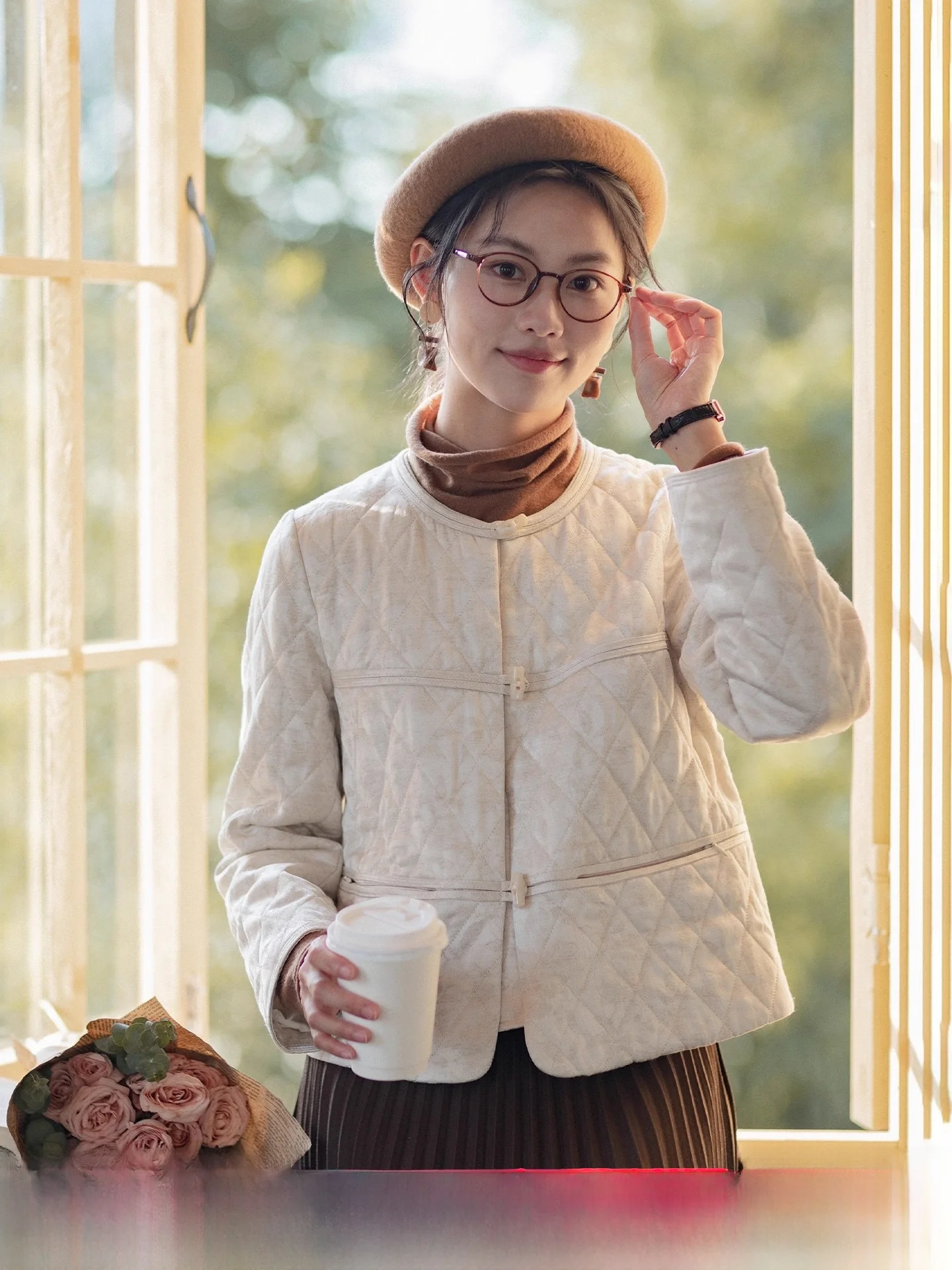 Red Tead Women's ort Cotton Jaet Muted White Ele Design Winter 2025 New Arrival Faionable Top Quali Cotton Coat
Red Tead Women's ort Cotton Jaet Muted White Ele Design Winter 2025 New Arrival Faionable Top Quali Cotton Coat