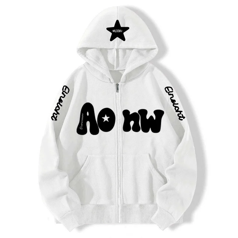 2024 Cross Border Zip Up Hoodie Fashion Casual Hoodie Autumn/Winter Plush Coat
2024 Cross Border Zip Up Hoodie Fashion Casual Hoodie Autumn/Winter Plush Coat