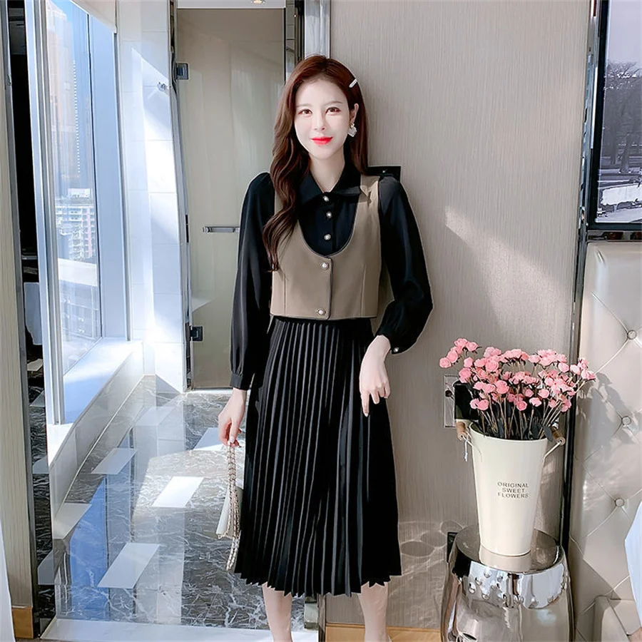 Vintage Chic Slim Waist Long Sleeve Design Vestidos Fall 2022 New Arrivals Leisure Woman Dress Sweet Simple Solid Midi Robe
Vintage Chic Slim Waist Long Sleeve Design Vestidos Fall 2022 New Arrivals Leisure Woman Dress Sweet Simple Solid Midi Robe