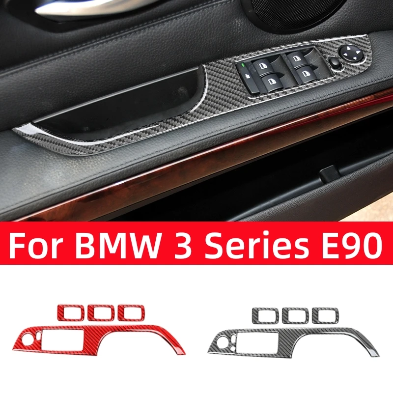 For BMW 3 Series E90 2005-2012 Car Accessories Carbon Fiber Car Windows Switch Control Panel Frame Trim Cover Decoration Sticker
For BMW 3 Series E90 2005-2012 Car Accessories Carbon Fiber Car Windows Switch Control Panel Frame Trim Cover Decoration Sticker