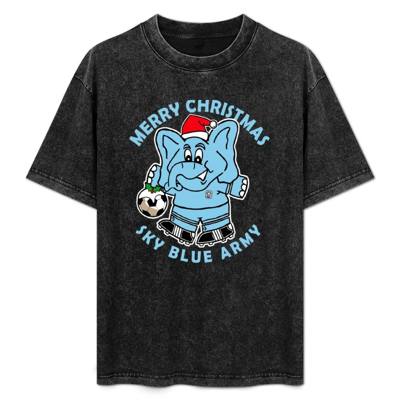 Sky Blue Christmas T-Shirt Vintage Style Printed Top
Sky Blue Christmas T-Shirt Vintage Style Printed Top
