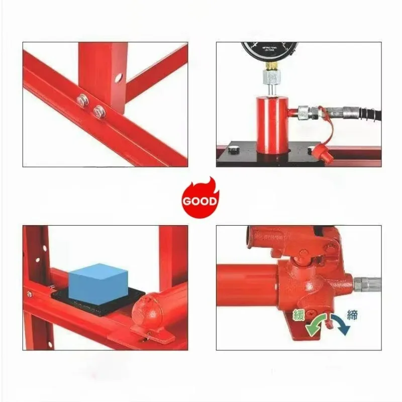 Высококачественный 12-тонный гидравлический магазинный пресс с воздушным управлением, пресс-машина со стальными подшипниками, автомобильное оборудование с манометром
Высококачественный 12-тонный гидравлический магазинный пресс с воздушным управлением, пресс-машина со стальными подшипниками, автомобильное оборудование с манометром