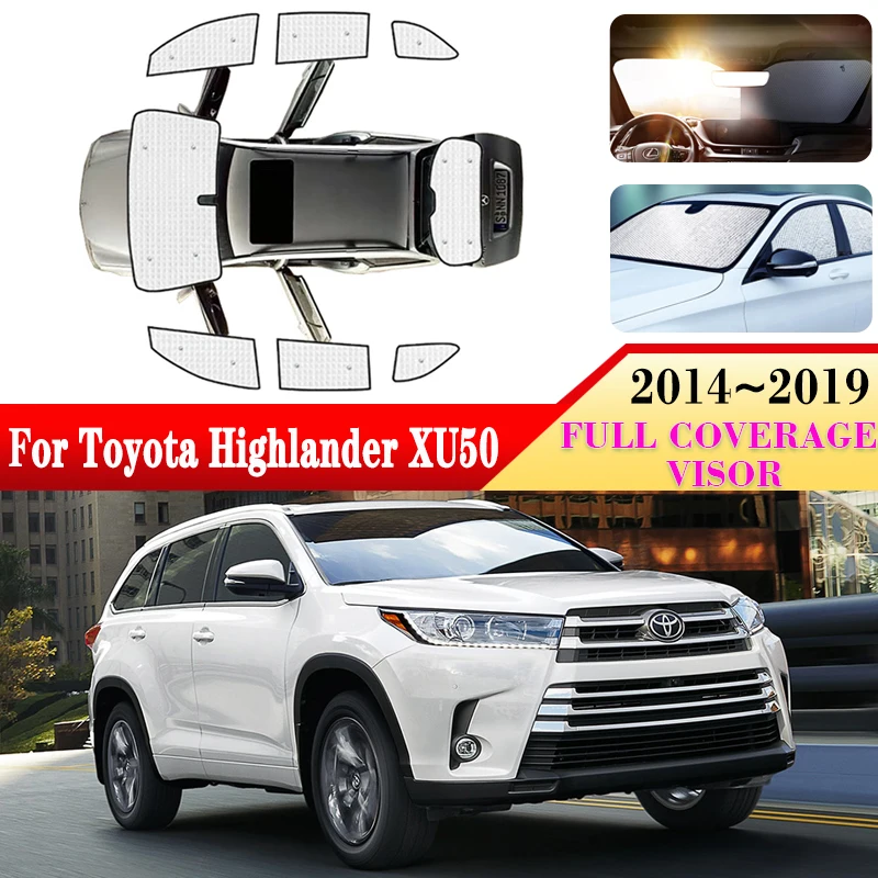 For Toyota Highlander XU40 Kluger 2014 2015~2019 Auto Visor Full Cover Windshield Anti-UV Sun Protector Covers Car Accessories
For Toyota Highlander XU40 Kluger 2014 2015~2019 Auto Visor Full Cover Windshield Anti-UV Sun Protector Covers Car Accessories
