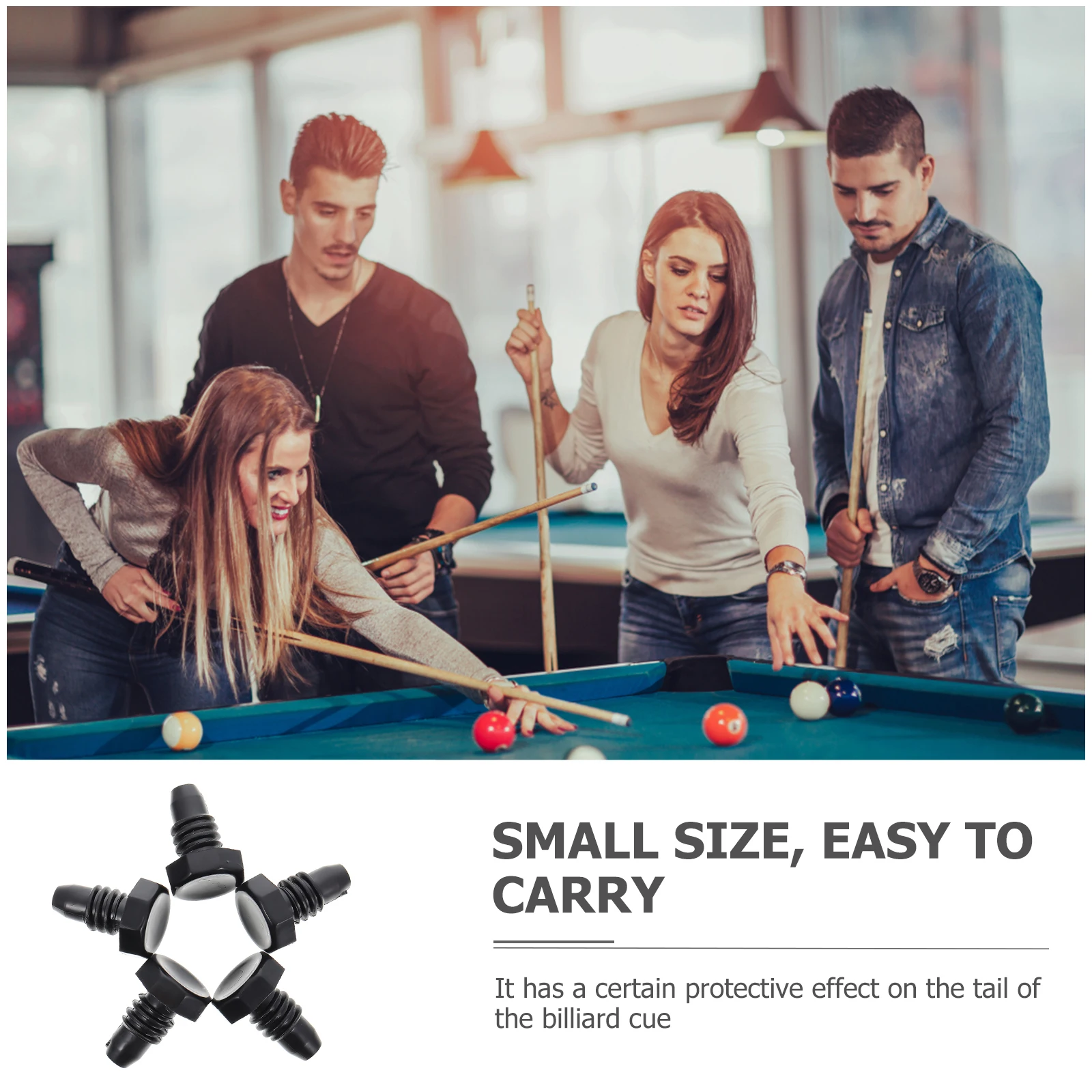 5pcs Pool Billiard Tail Cover Snooker Cue Bottom Protector Durable Premium Protection for Cue Lovers
5pcs Pool Billiard Tail Cover Snooker Cue Bottom Protector Durable Premium Protection for Cue Lovers