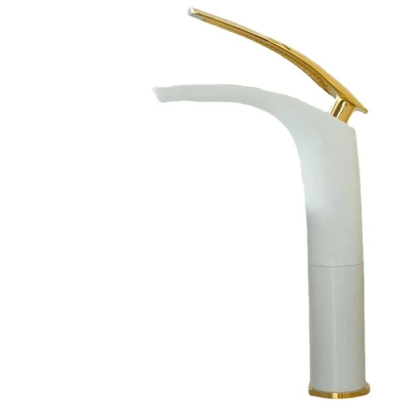 Single Handle Hot and Cold Mixing Faucet Basin Faucet Gold Brass Bathroom Faucet Basin Faucet
Single Handle Hot and Cold Mixing Faucet Basin Faucet Gold Brass Bathroom Faucet Basin Faucet