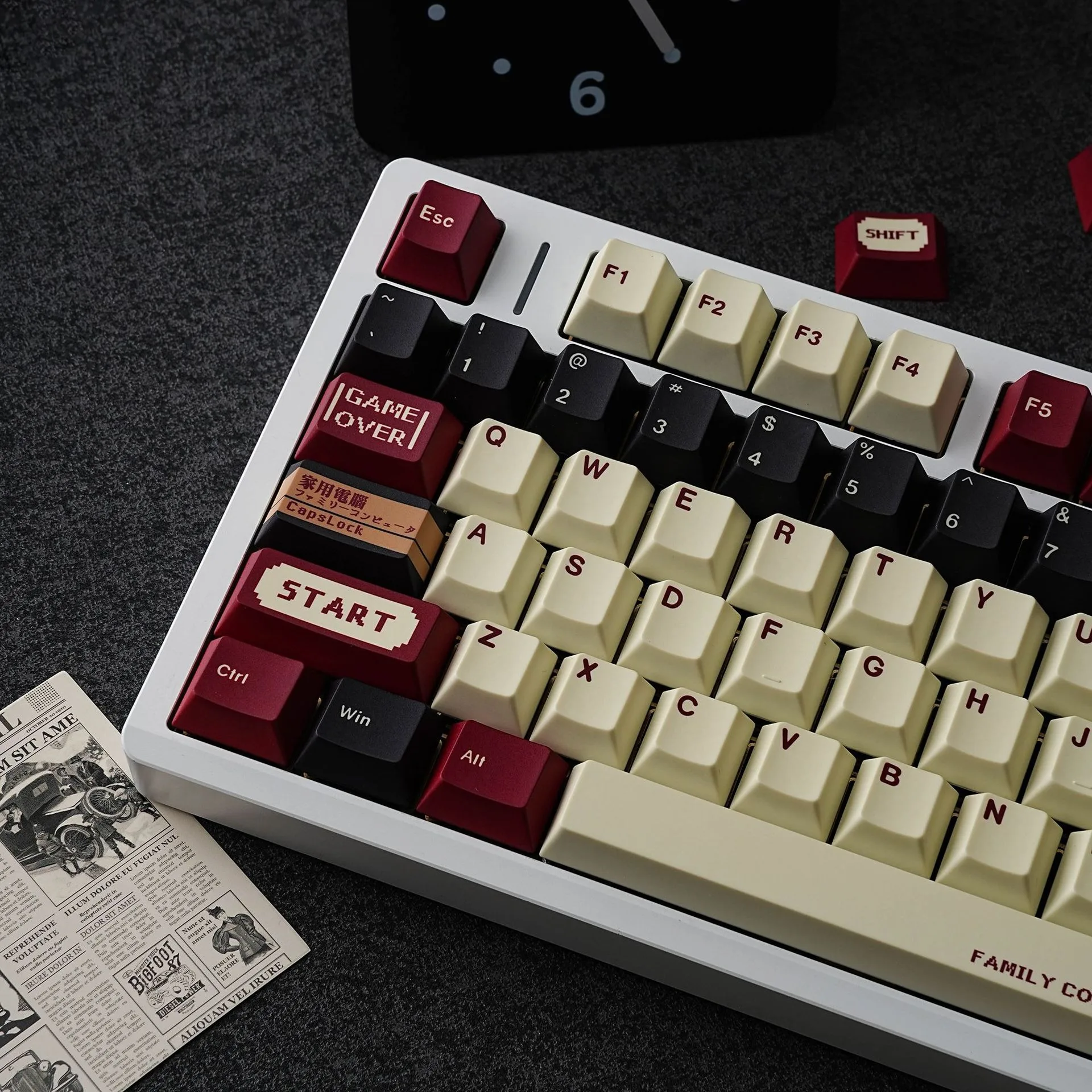 Mechanical Keyboard Family Computer Keycaps 7U ISO Russian Spanish French Germa Abnt2 Korean Japanese Cherry Profile PBT Keycap
Mechanical Keyboard Family Computer Keycaps 7U ISO Russian Spanish French Germa Abnt2 Korean Japanese Cherry Profile PBT Keycap