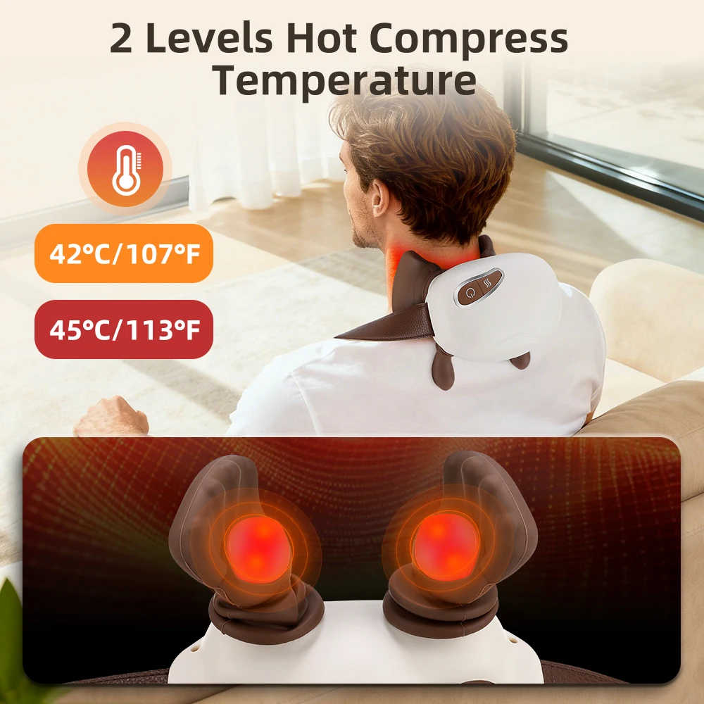 Newly Bionic Neck Shoulder Massager Heated Back Massagers Wireless Trapezius Back Massager Muscle Relax Pillow Neck Full body
Newly Bionic Neck Shoulder Massager Heated Back Massagers Wireless Trapezius Back Massager Muscle Relax Pillow Neck Full body