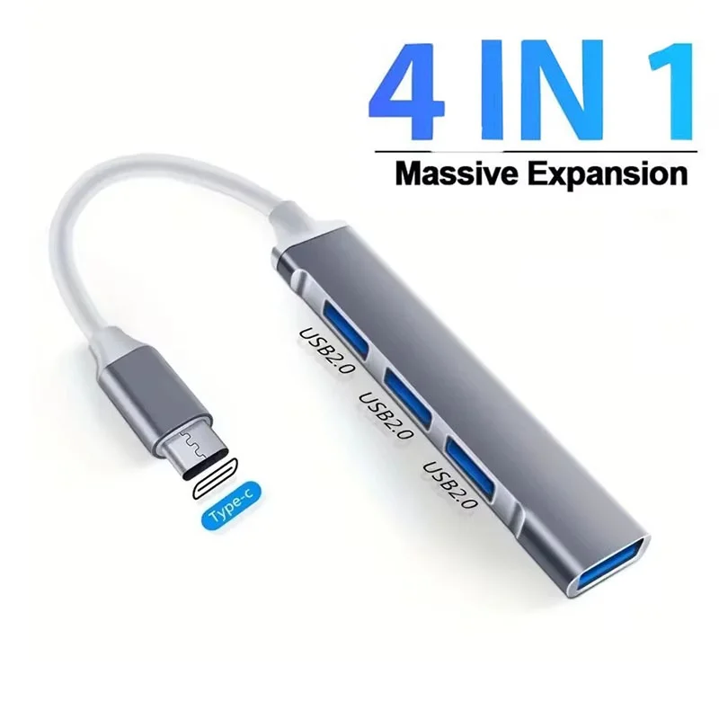 Type C Multi USB Splitter Office Data Accessory 4 In 1 High Speed Data Transmission Splitter For Laptops Hard Drive Phone Tablet
Type C Multi USB Splitter Office Data Accessory 4 In 1 High Speed Data Transmission Splitter For Laptops Hard Drive Phone Tablet