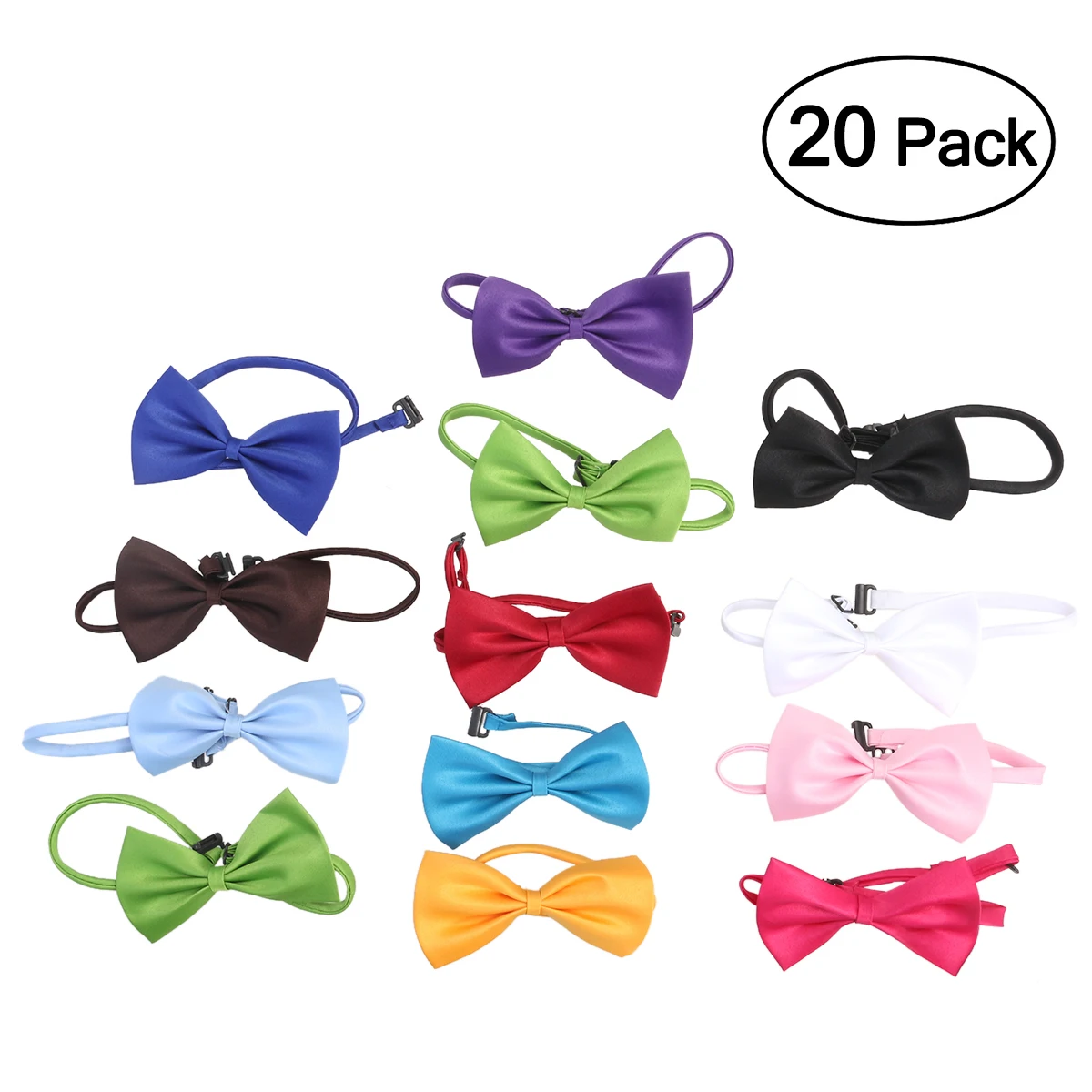 20pcs Bow Tie Adjustable Polyester Cotton Men Bowtie Children Party Wedding 10x5cm Random Color Pre Tied Formal Events
20pcs Bow Tie Adjustable Polyester Cotton Men Bowtie Children Party Wedding 10x5cm Random Color Pre Tied Formal Events