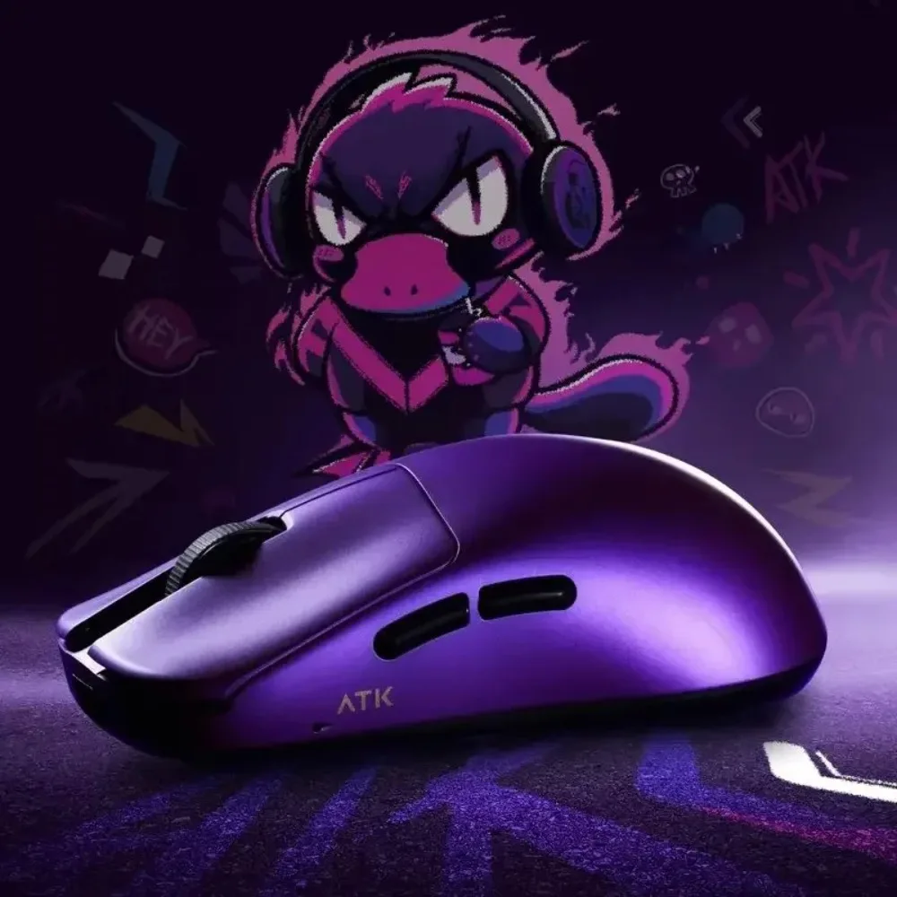 ATK DUCKBILL Ultra Mouse, двухрежимная PAW3950, беспроводная игровая мышь для киберспорта, эргономичная легкая игровая мышь с низкой задержкой
ATK DUCKBILL Ultra Mouse, двухрежимная PAW3950, беспроводная игровая мышь для киберспорта, эргономичная легкая игровая мышь с низкой задержкой