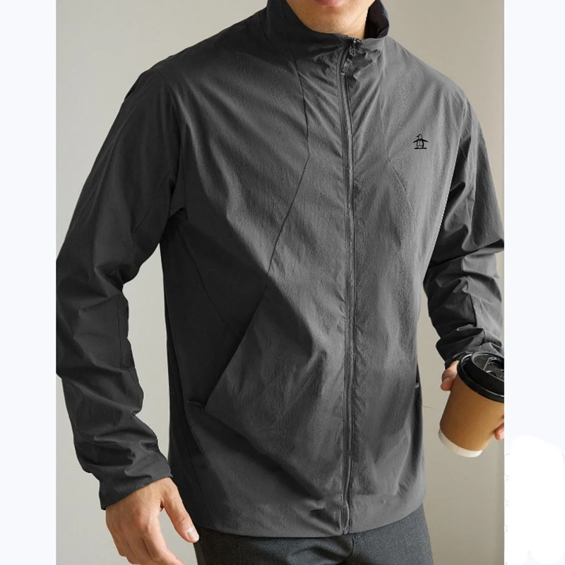 2025 New style Men Golf Clothing Lightweight Spring/Summer Stand Collar Casual Jacket Business coat Man golf sport wear 골프웨어 남성
2025 New style Men Golf Clothing Lightweight Spring/Summer Stand Collar Casual Jacket Business coat Man golf sport wear 골프웨어 남성