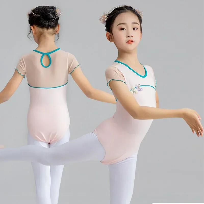 Classical Ballet Dance Leotard Girls Kid Chinese Folk Dance Practice Clothes Butterfly Decoration Gymnastics Swimwear Leotard
Classical Ballet Dance Leotard Girls Kid Chinese Folk Dance Practice Clothes Butterfly Decoration Gymnastics Swimwear Leotard