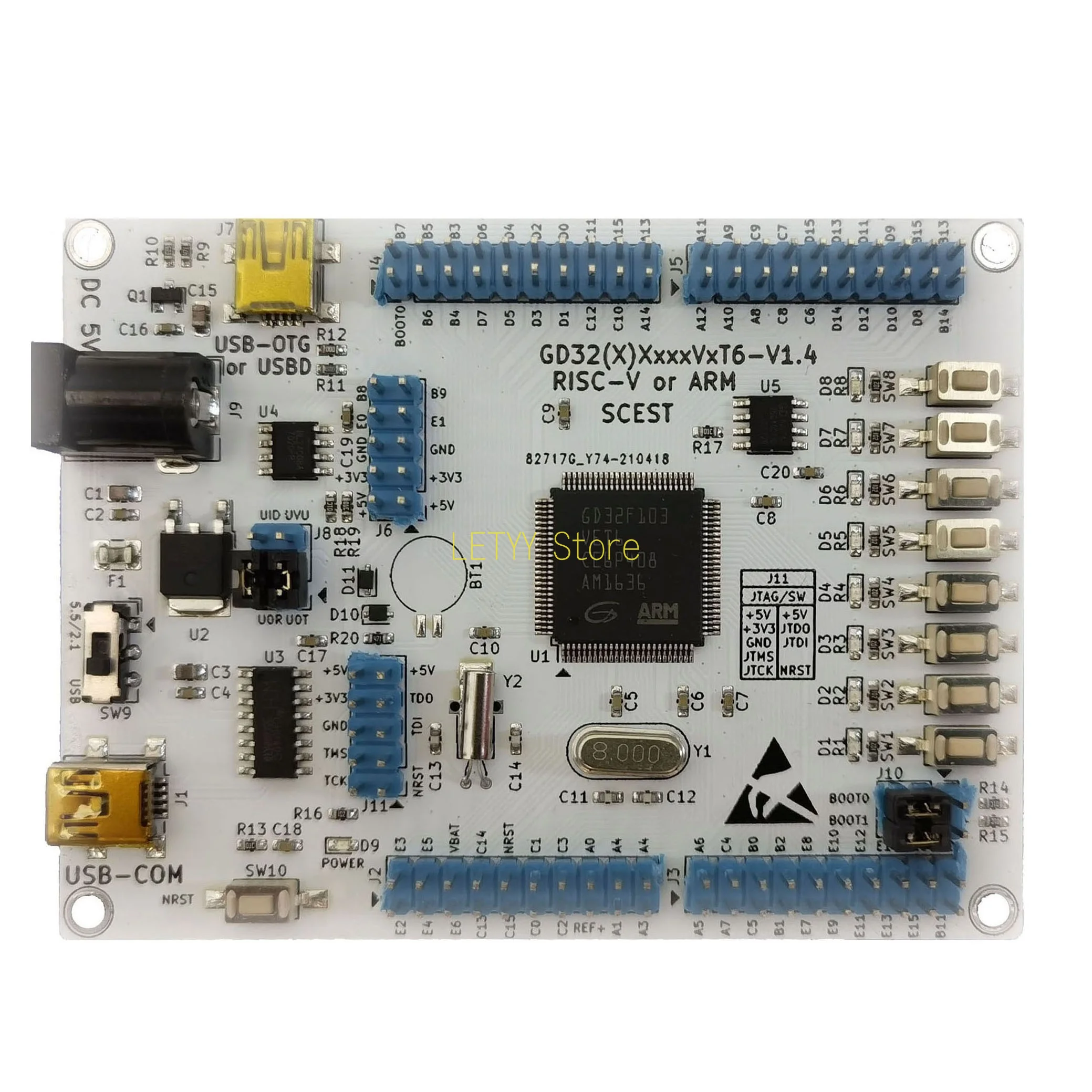 The Cortex-M4 GD32F450 GD32F450ZKT6 GD32F450VKT6 Development Board, Learning Board and Core Board
The Cortex-M4 GD32F450 GD32F450ZKT6 GD32F450VKT6 Development Board, Learning Board and Core Board