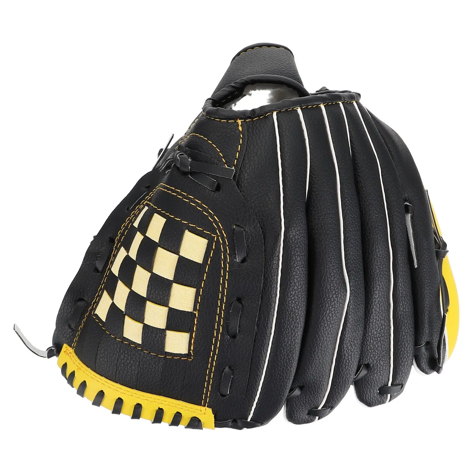 1pc Baseball Glove Softball Sports Protective Durable Pu Strong Yellow Black For Beginners Competition Team Sports 
1pc Baseball Glove Softball Sports Protective Durable Pu Strong Yellow Black For Beginners Competition Team Sports