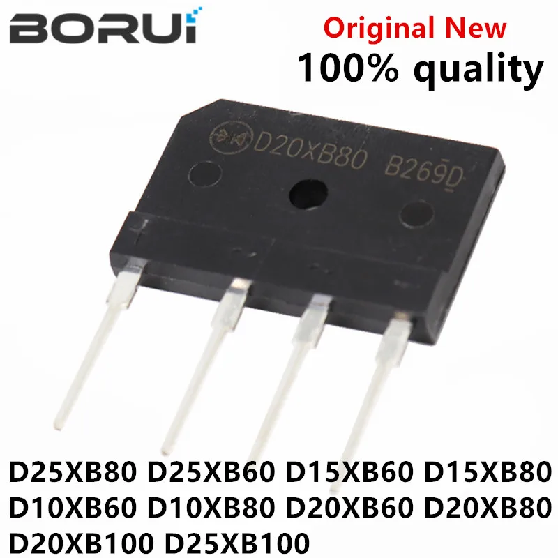 5pcs D25XB80 D25SBA80 bridge rectifier 25V 800V D25XB60 D15XB60 D15XB80 D10XB60 D10XB80 D20XB60 D20XB80 D20XB100 D25XB100
5pcs D25XB80 D25SBA80 bridge rectifier 25V 800V D25XB60 D15XB60 D15XB80 D10XB60 D10XB80 D20XB60 D20XB80 D20XB100 D25XB100