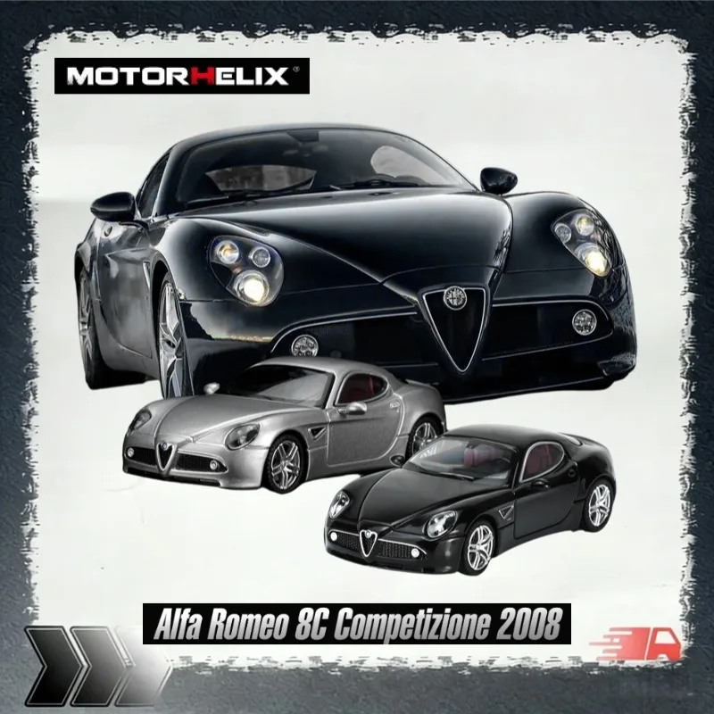 MOTORHELIX 1:64 Alfa Romeo 8C Competizione 2008 scale alloy car model, a gift toy for friends, a collection decoration item.
MOTORHELIX 1:64 Alfa Romeo 8C Competizione 2008 scale alloy car model, a gift toy for friends, a collection decoration item.