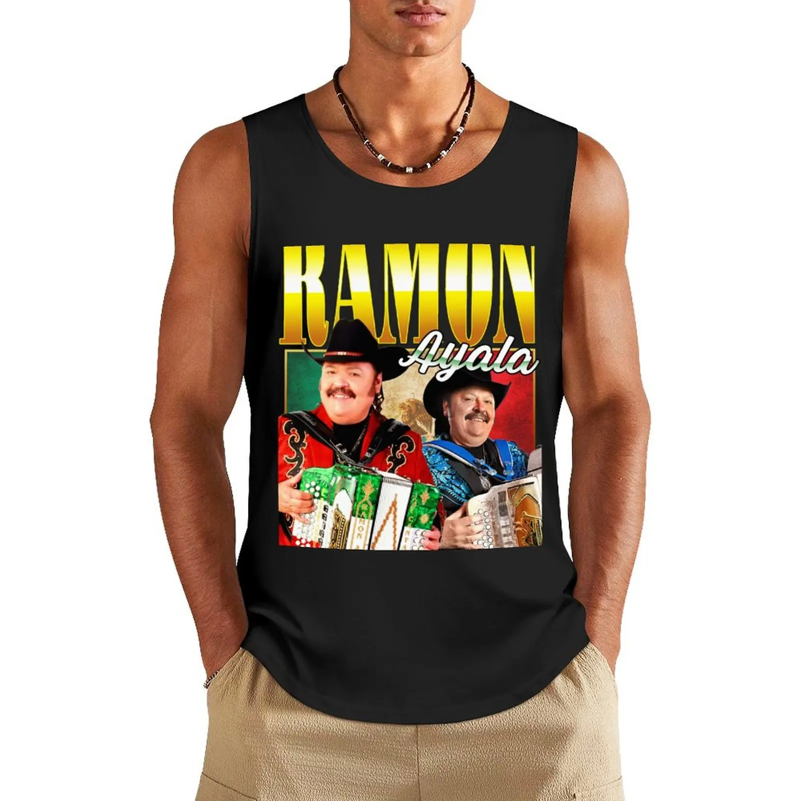 Ramón Ayala Vintage Retro Design Tank Top Men's gym t-shirts summer clothes men 2025 Man gym clothes
Ramón Ayala Vintage Retro Design Tank Top Men's gym t-shirts summer clothes men 2025 Man gym clothes