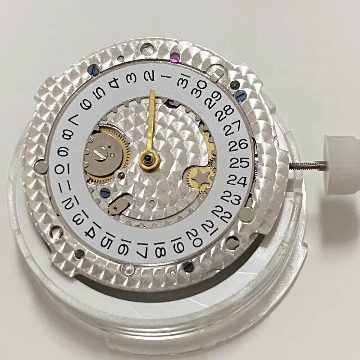 Newest Clone Version 3235 Automatic Mechanical Movement Brand New Mod with Series Number Blue Hairspring 72 Hours Power Reserve
Newest Clone Version 3235 Automatic Mechanical Movement Brand New Mod with Series Number Blue Hairspring 72 Hours Power Reserve