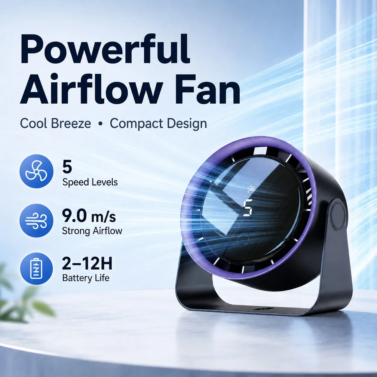 Cordless Wall Mount Fan USB Rechargeable 90° Tilt Quiet Desk Air Circulator Portable No Drill Fan for Home Office
Cordless Wall Mount Fan USB Rechargeable 90° Tilt Quiet Desk Air Circulator Portable No Drill Fan for Home Office