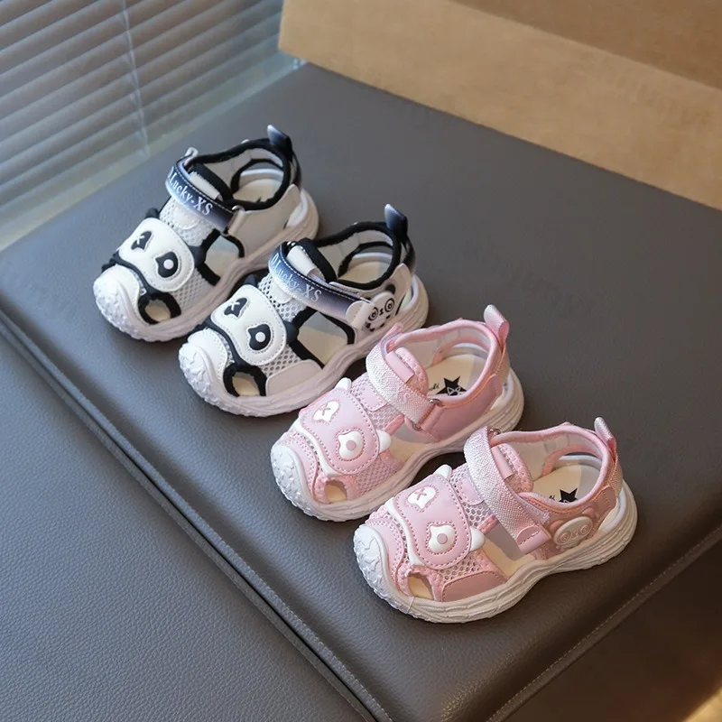 Summer Children's Casual Shoes Kids Sport Sandals 2025 Mesh Breathable Soft Toddler Boys Girls Panda Hook Loop Outdoors Sneakers
Summer Children's Casual Shoes Kids Sport Sandals 2025 Mesh Breathable Soft Toddler Boys Girls Panda Hook Loop Outdoors Sneakers