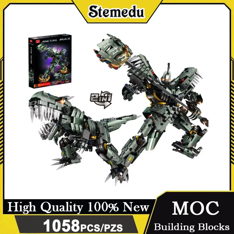T2098 1058PCS 2-in-1 Deformation Mecha Building Blocks Robot Warrior Action Model Transformation STEM Education Toys Gift
T2098 1058PCS 2-in-1 Deformation Mecha Building Blocks Robot Warrior Action Model Transformation STEM Education Toys Gift