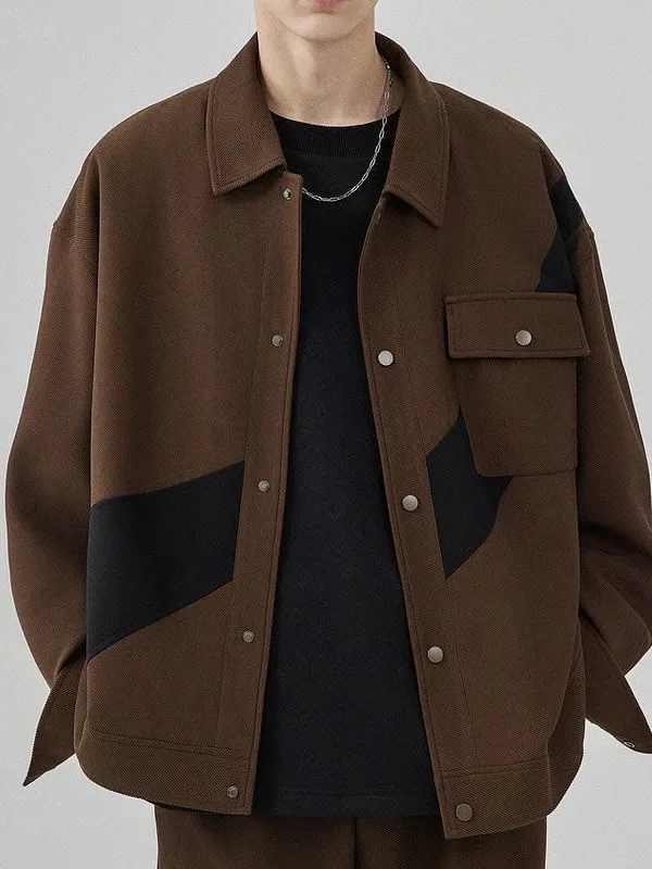 Spring 2026 Men's Casual Collar Jacket Patchwork Color Breathable Long Sleeve Loose Fit Comfortable Fashion Top Korean Style
Spring 2026 Men's Casual Collar Jacket Patchwork Color Breathable Long Sleeve Loose Fit Comfortable Fashion Top Korean Style