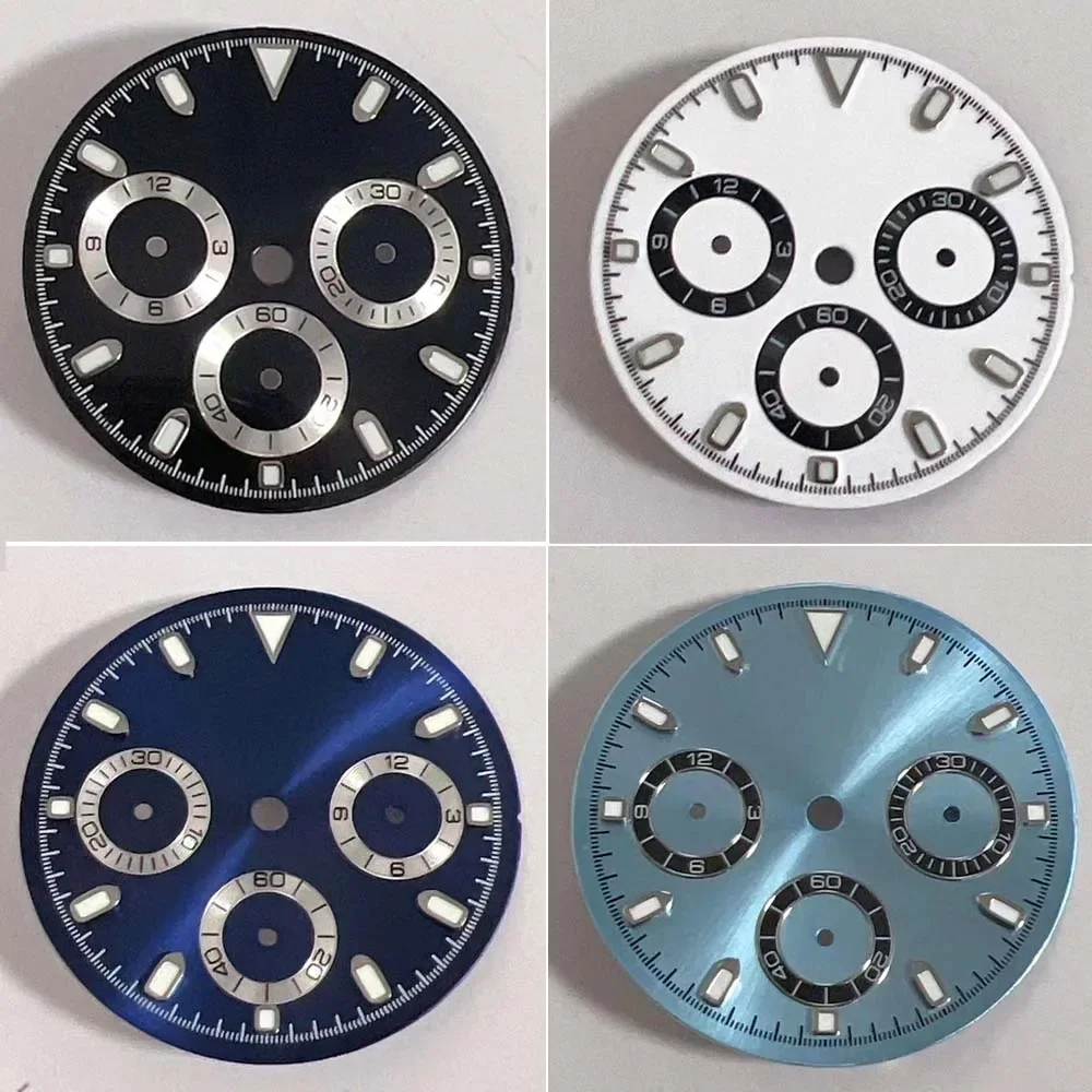 29.5MM Watch Dial for VK63 Movement Green Luminous Watch Face for Quartz Movements Diy Parts
29.5MM Watch Dial for VK63 Movement Green Luminous Watch Face for Quartz Movements Diy Parts