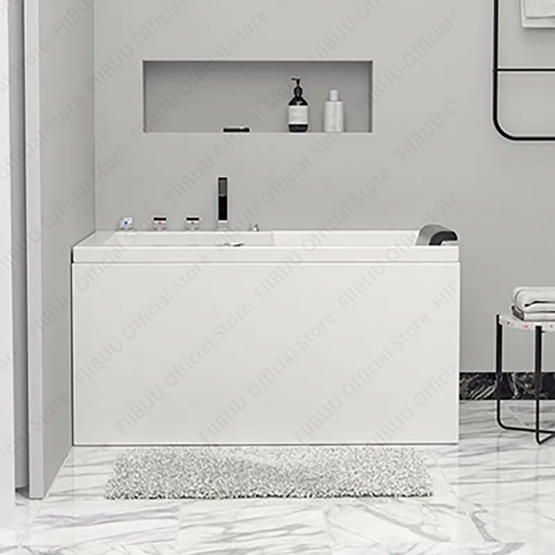 Premium Quality Household Bathtub Acrylic Tub With Dual-side Skirt Left Skirt, Multi Functional Soaking Bath, Bathroom Furniture
Premium Quality Household Bathtub Acrylic Tub With Dual-side Skirt Left Skirt, Multi Functional Soaking Bath, Bathroom Furniture