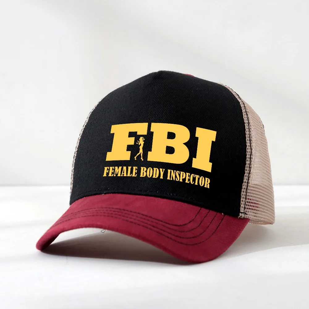 Sexy FBI Female Body Inspector print baseball cap cool summer breathable trucker hat women outdoor work Versatile hats
Sexy FBI Female Body Inspector print baseball cap cool summer breathable trucker hat women outdoor work Versatile hats