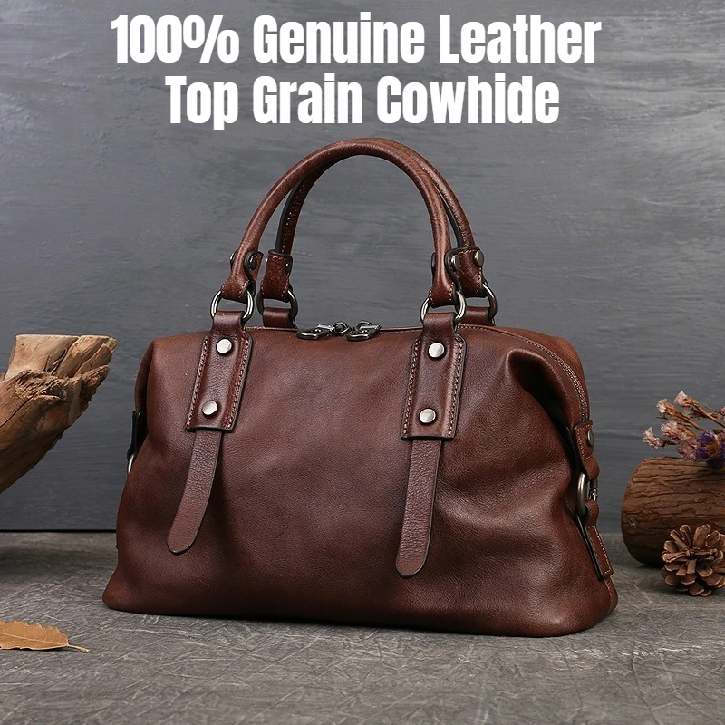 Genuine Leather Tote Bag for Women Top Grain Cowhide Business Handbag Large Capacity Crossbody Shoulder Bag with AdjustableStrap
Genuine Leather Tote Bag for Women Top Grain Cowhide Business Handbag Large Capacity Crossbody Shoulder Bag with AdjustableStrap