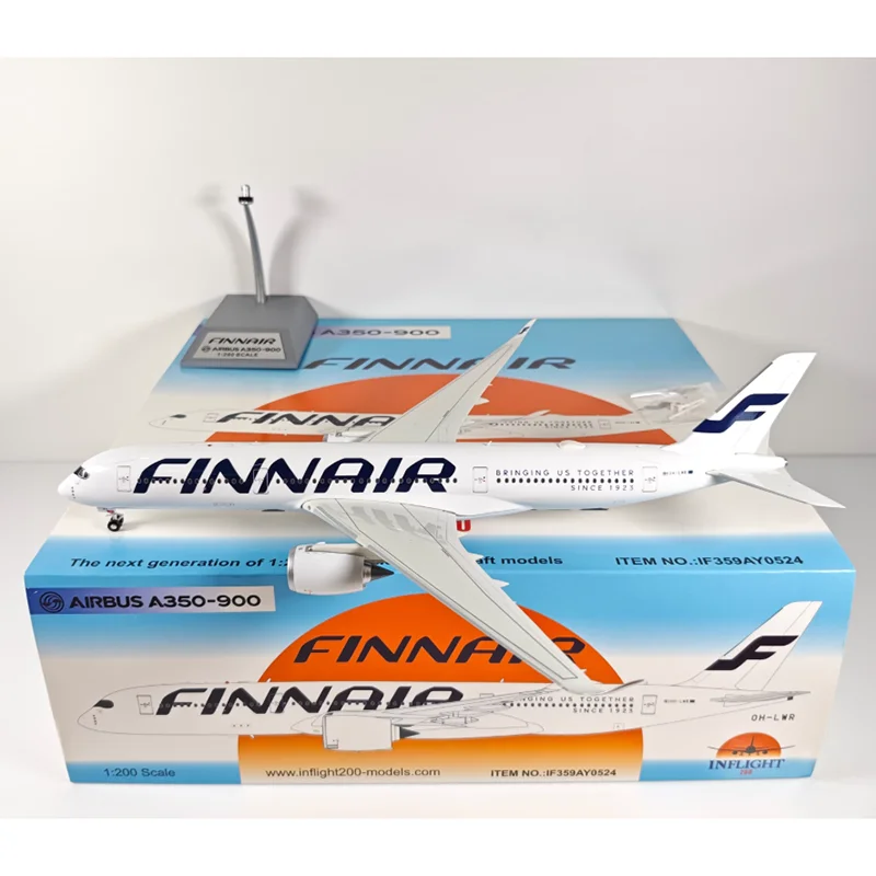 Inflight 1/200 Scale Finnair A350-900 OH-LWR Diecast Alloy Aircraft Model Collectible Decorative Item Gift
Inflight 1/200 Scale Finnair A350-900 OH-LWR Diecast Alloy Aircraft Model Collectible Decorative Item Gift
