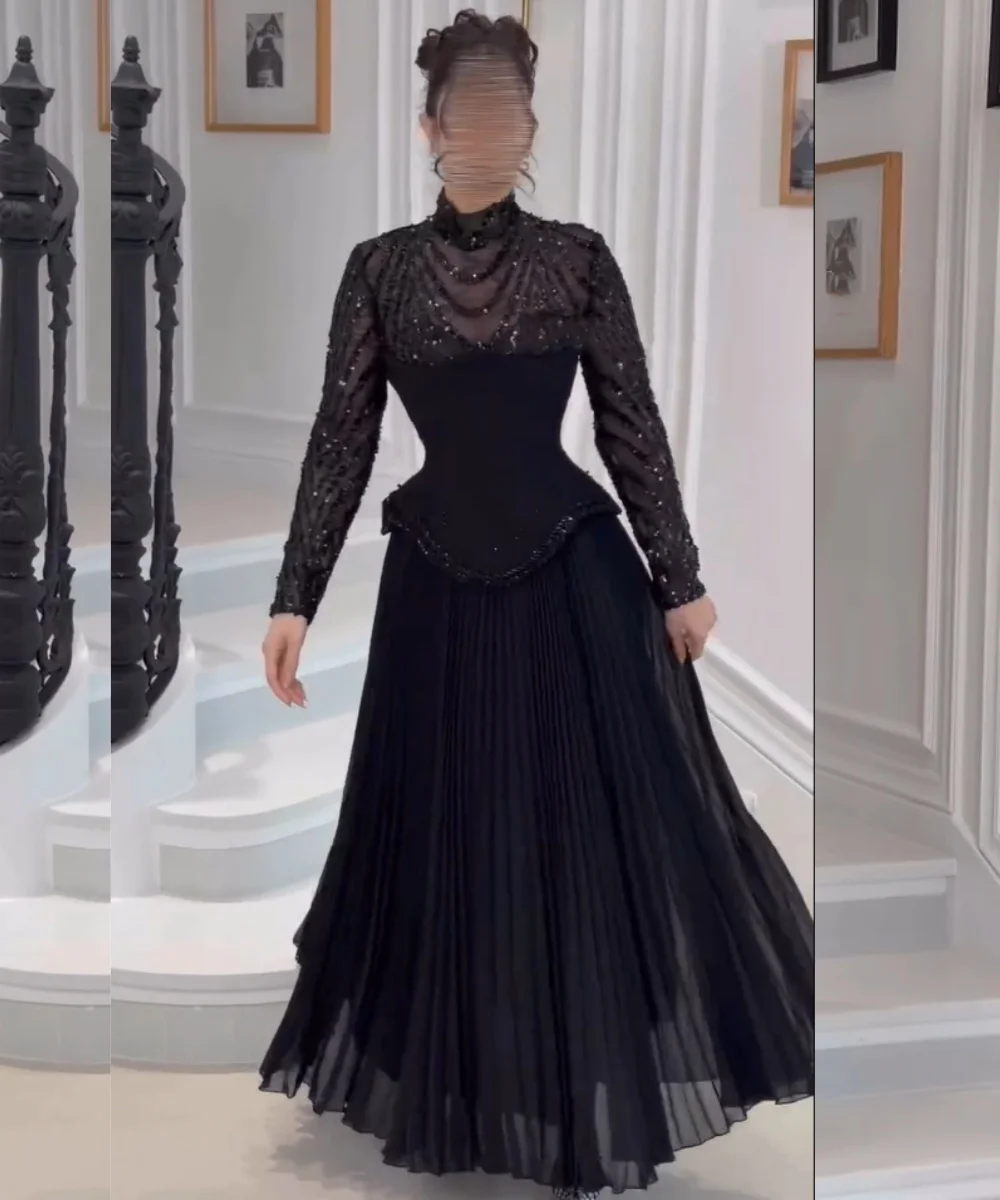 Изысканные вечерние платья из шифона с пайетками и плиссировкой, А-силуэт, с высоким воротником, длинные, люксовые, 2025, с эффектом мерцания, на заказ
Изысканные вечерние платья из шифона с пайетками и плиссировкой, А-силуэт, с высоким воротником, длинные, люксовые, 2025, с эффектом мерцания, на заказ