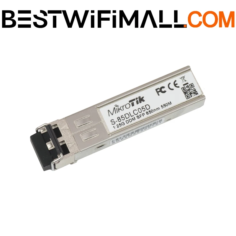 MikroTik S-85DLC05D SFP 1.25G Module, 550M, Multi Mode, 850nm Dual LC Connector, Multi Mode Fiber Connection, 1 PCS
MikroTik S-85DLC05D SFP 1.25G Module, 550M, Multi Mode, 850nm Dual LC Connector, Multi Mode Fiber Connection, 1 PCS