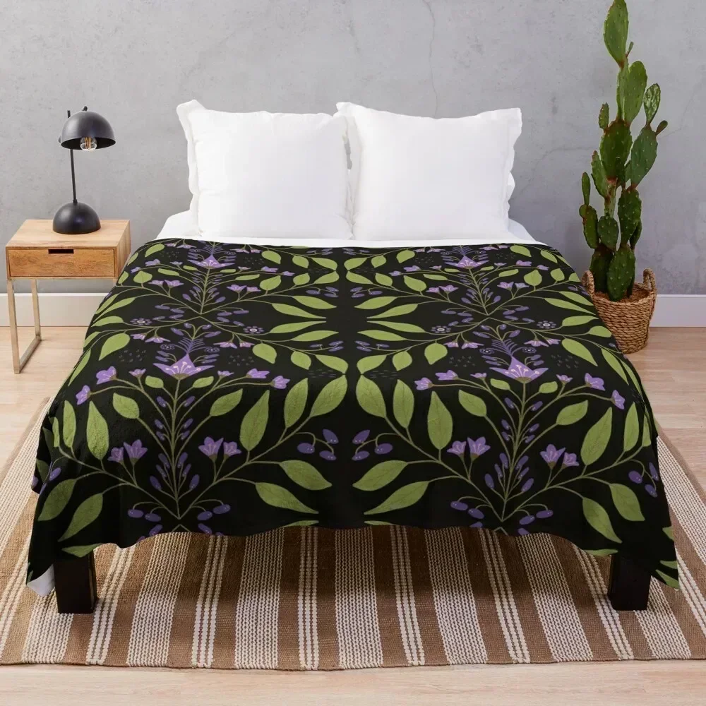 Purple and green vines Throw Blanket Luxury Brand Luxury Weighted Soft Beds Blankets
Purple and green vines Throw Blanket Luxury Brand Luxury Weighted Soft Beds Blankets