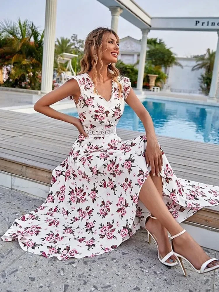 Fashion Casual Women Little Floral Print Dress Lace Collar Irregular Waist Wooden Ear Edge Dress Female Elegant Dress On sale
Fashion Casual Women Little Floral Print Dress Lace Collar Irregular Waist Wooden Ear Edge Dress Female Elegant Dress On sale