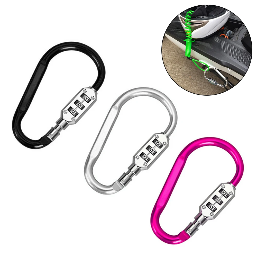 1 Piece Motorcycle Helmet Lock Buckle for Racing Motorbike Bike Scooter Anti-theft 3 Digit Password D Ring Helmet lock Fastener
1 Piece Motorcycle Helmet Lock Buckle for Racing Motorbike Bike Scooter Anti-theft 3 Digit Password D Ring Helmet lock Fastener