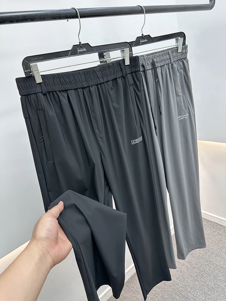 Cool Feeling Ice Silk Men's Casual Pants High Elastici Straight Leg Outdoor Summer Faion Urban Sle Long Pants
Cool Feeling Ice Silk Men's Casual Pants High Elastici Straight Leg Outdoor Summer Faion Urban Sle Long Pants