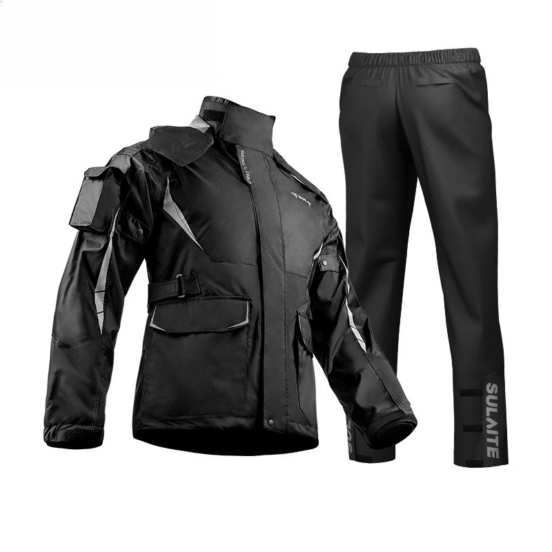 New Men Women Waterproof Motorcycle Raincoat Suit Reflective Lightweight Rain Jacket Pants Set For Bicycle Rider Outdoor Riding
New Men Women Waterproof Motorcycle Raincoat Suit Reflective Lightweight Rain Jacket Pants Set For Bicycle Rider Outdoor Riding