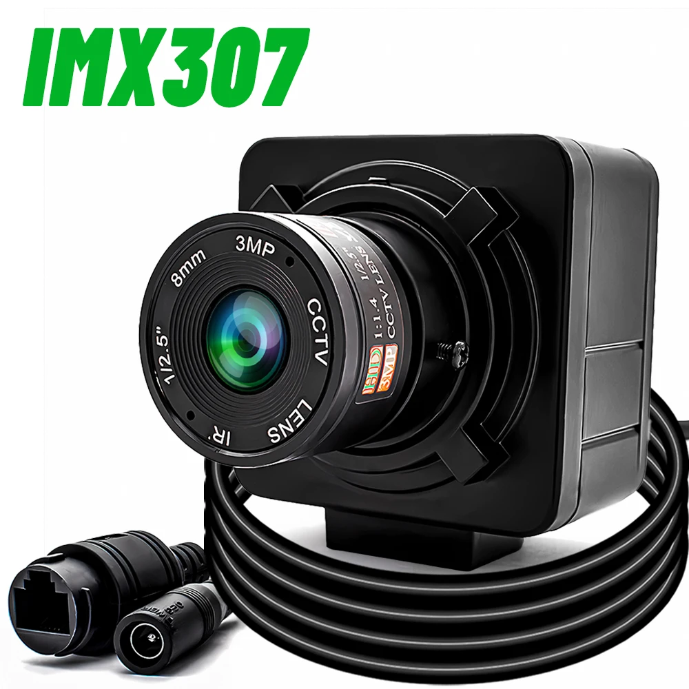 WGWK 1080P 60FPS IP Camera Module 2MP IMX307 CMOS Ultra Low-illumination 8mm 44° Fixed Focus Lens RTSP Onvif POE Security Webcam
WGWK 1080P 60FPS IP Camera Module 2MP IMX307 CMOS Ultra Low-illumination 8mm 44° Fixed Focus Lens RTSP Onvif POE Security Webcam