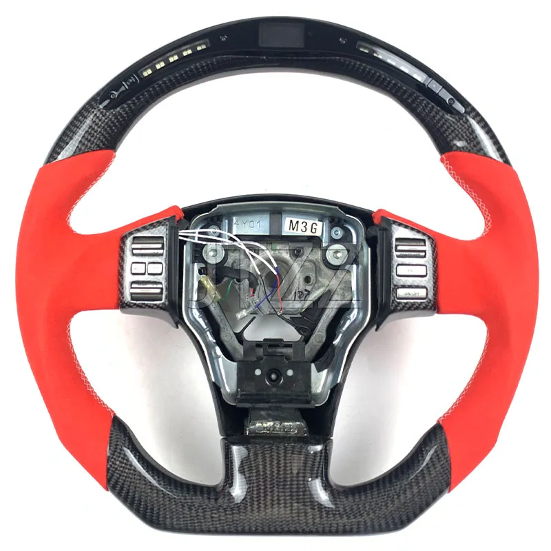 FOR Nissan 350Z 2003 2004 2006 LED Display Screen Carbon Fiber Red Perforated Leather Style Steering Wheel Customization
FOR Nissan 350Z 2003 2004 2006 LED Display Screen Carbon Fiber Red Perforated Leather Style Steering Wheel Customization