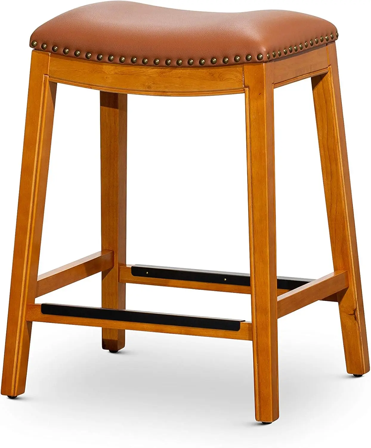 Indoor Living Durango Bonded Leather Stool, 24” Counter Stool, Natural Finish, Leather Seat
Indoor Living Durango Bonded Leather Stool, 24” Counter Stool, Natural Finish, Leather Seat