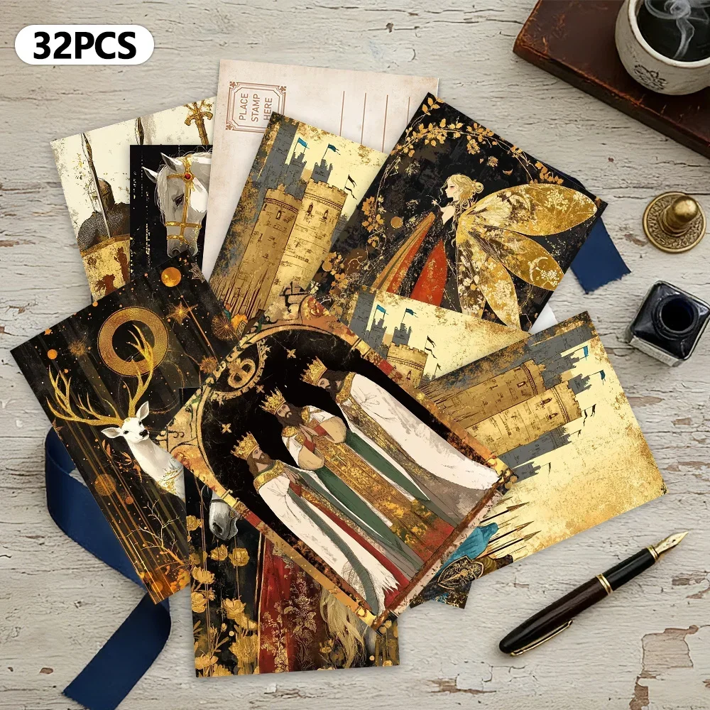 32pcs,gorgeous fantasy palace, postcards,decorations/greeting cards/postcards,high-definition printing, collectible and mailable
32pcs,gorgeous fantasy palace, postcards,decorations/greeting cards/postcards,high-definition printing, collectible and mailable