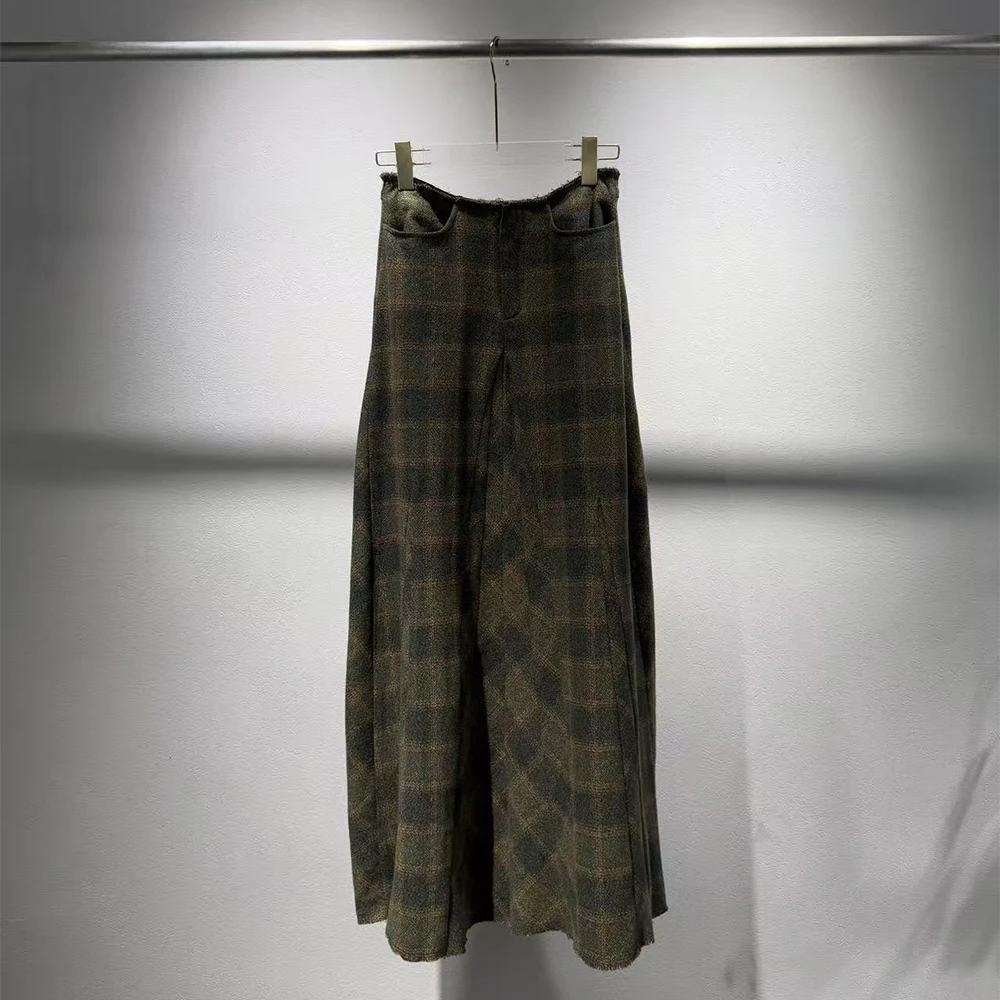 100% Cotton Women's Skirt Raw-edge Finished Vintage Plaid Elegant Workwear Straight Skirt 2026 Early Spring New Arrival Y2K
100% Cotton Women's Skirt Raw-edge Finished Vintage Plaid Elegant Workwear Straight Skirt 2026 Early Spring New Arrival Y2K