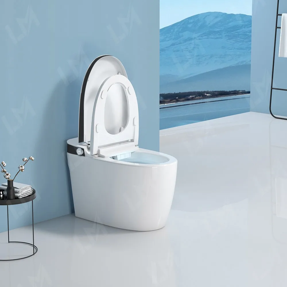 Лидер продаж, низкая цена, гигиеническая посуда, керамический унитаз, полностью автоматический сифон, встроенный напольный настенный умный унитаз
Лидер продаж, низкая цена, гигиеническая посуда, керамический унитаз, полностью автоматический сифон, встроенный напольный настенный умный унитаз