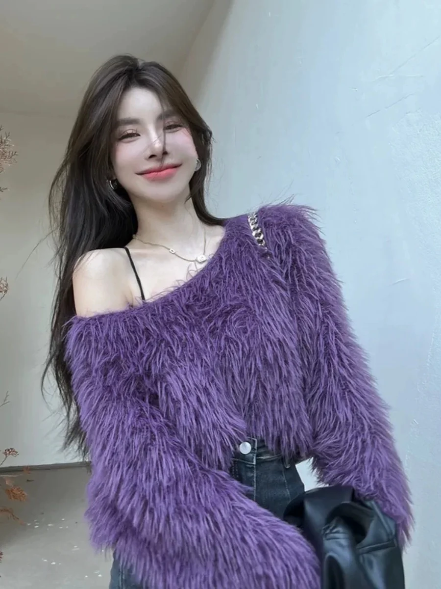 Faionable oulder-baring Long Sve Loose Slimming Knitwear Women's Spring Autumn New Sle Tassel Fringed Soft Cozy Sweater
Faionable oulder-baring Long Sve Loose Slimming Knitwear Women's Spring Autumn New Sle Tassel Fringed Soft Cozy Sweater