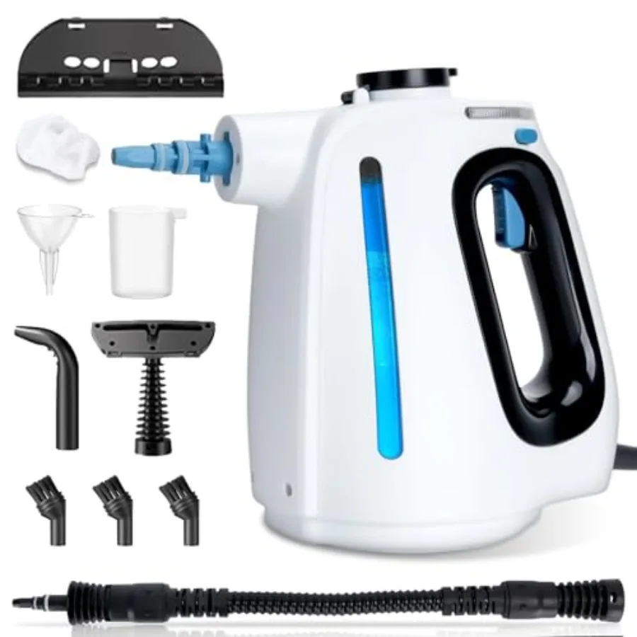 Handheld Steam Cleaner UPGRADED Pressurized Steamer for Cleaning with 11 Accessories 15 Seconds Fast Heating High Temperature C
Handheld Steam Cleaner UPGRADED Pressurized Steamer for Cleaning with 11 Accessories 15 Seconds Fast Heating High Temperature C