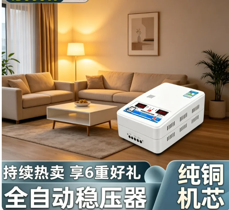 Household Wall-mounted Voltage Regulator, 20KW 220V Automatic Stabilizer for Air Conditioning, Refrigerator and Computer Use
Household Wall-mounted Voltage Regulator, 20KW 220V Automatic Stabilizer for Air Conditioning, Refrigerator and Computer Use
